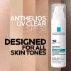 imageLa Roche Posay Anthelios UV Sunscreen SPF 50 Daily Sunscreen for Face in 3 Formulas UV Tone with Niacinamide UV Hydra with Hyaluronic Acid UV Clear with Azelaic Acid Broad Spectrum Invisible SPFUneven  Discolored Skin