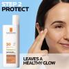imageLa RochePosay Anthelios Sunscreen SPF 50 UltraLight Fluid Broad Spectrum SPF 50 Face Sunscreen with Titanium Dioxide Mineral Lightweight ampamp FastAbsorbing OilFree Matte FinishTinted with Travel Size Hydrating Cleanser
