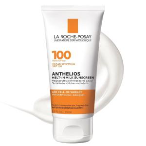 imageLa RochePosay Anthelios MeltIn Milk Sunscreen SPF 100 Sunscreen For Body ampamp Face Broad Spectrum SPF  Antioxidants Oil Free For Sun Sensitive Skin Oxybenzone Free5 Fl Oz Pack of 1