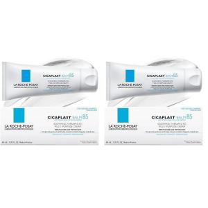 imageLa RochePosay Cicaplast Balm B5 Healing Ointment and Soothing Therapeutic Multi Purpose Cream for Dry ampamp Irritated Skin Body and Hand Balm Baby Safe Fragrance Free135 Fl Oz Pack of 2