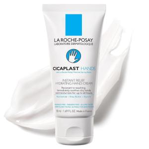 imageLa RochePosay Cicaplast Hand Cream Instant Relief Moisturizing Hand Lotion for Dry Hands Shea Butter Lotion for Dry Cracked Hands Non Greasy Fragrance FreeCicaplast Hand Cream
