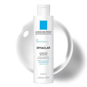 imageLa RochePosay Effaclar Clarifying Solution Acne Toner with Salicylic Acid and Glycolic Acid Pore Refining Oily Skin Toner Gentle Exfoliant to Unclog Pores and Remove Dead Skin Cells