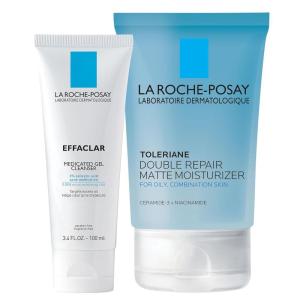 imageLa RochePosay Effaclar Medicated Gel Cleanser 2 Salicylic Acid Cleanser  LHA  Glycerin Foaming Acne Face Wash Helps Clear ampamp Prevent Acne Breakouts Oil Free Targets Excess Oil295 Fl Oz Pack of 2