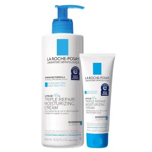 imageLa RochePosay Lipikar AP Triple Repair Moisturizing Cream  Face ampamp Body Lotion For Dry Skin  Shea Butter ampamp Niacinamide Moisturizer  Gentle Face ampamp Body Cream For Dry Rough ampamp Sensitive Skin803 Fl Oz Pack of 2