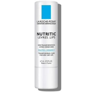 imageLa RochePosay Nutritic Lip Balm for Very Dry Lips Soothes and Repairs Chapped Lips with Shea Butter and Ceramides 015 Fl Oz Pack of 1