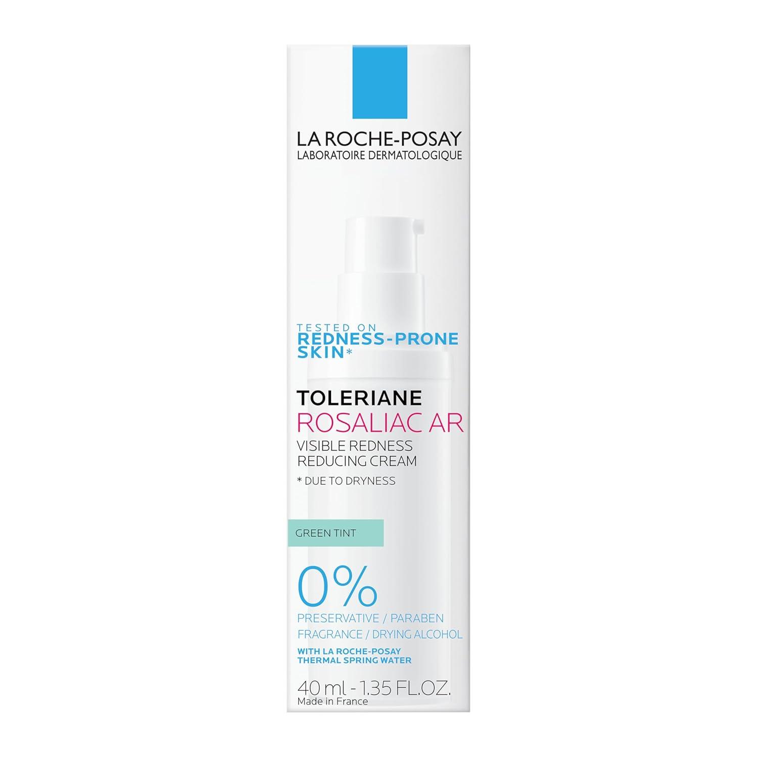 imageLa RochePosay Toleriane Rosaliac AR Visible Redness Reducing Cream Color Correcting Face Cream for Sensitive Skin with Green Pigments Soothing and Hydrating