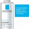 imageLa RochePosay Micellar Cleansing Water for Sensitive Skin Micellar Water Makeup Remover Cleanses and Hydrates Skin Gentle Face Toner Oil Free135 Fl Oz Pack of 1