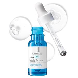 imageLa RochePosay Hyalu B5 Eye Serum with Hyaluronic Acid ampamp Caffeine for Dark Circles Hydrating Serum for Dark Circles and Wrinkles with Roller Ball Applicator Replumps Under Eye Fragrance Free