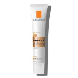 image:imageLa RochePosay Anthelios UV GlowGlowy Finish Primer amp Broad Spectrum SPF 35 Tinted Sunscreen 24hr Hydration amp Helps Strengthen Skin Barrier Lightweight TextureDark