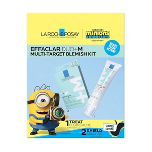 image:imageLa RochePosay x Minions Effaclar Kit Acne Treatment System Salicylic Acid Acne Treatment For Face amp MultiTarget Blemish Patches Acne Gel Cream Spot Treatment and Hydrocolloid Pimple Patches